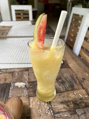 Pineapple juice   at Tasty Vegan in Seminyak