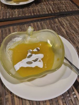 Starter - pumpkin   at Tasty Vegan in Seminyak