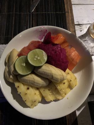 Fruit plate  at Tasty Vegan in Seminyak