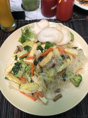 Bihun Goreng with extra tofu  at Tasty Vegan in Seminyak