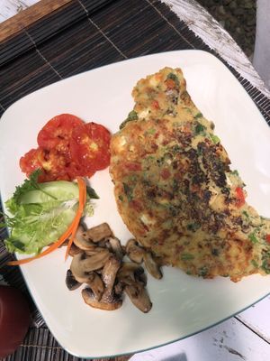 Vegan Omelette  at Tasty Vegan in Seminyak