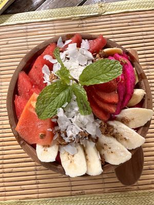 Dragonfruit bowl  at Tasty Vegan in Seminyak
