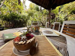 Outdoor area  at Tasty Vegan in Seminyak