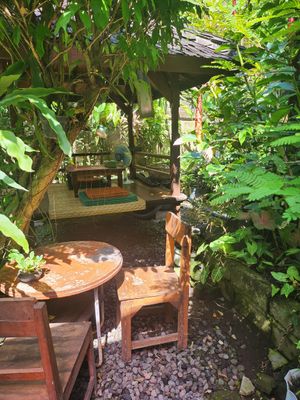 Seating at Tasty Vegan in Seminyak