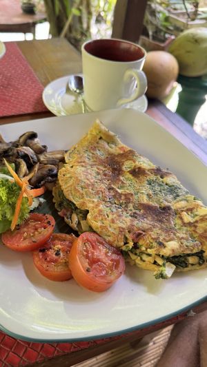 Tofu omelette #Veganuary at Tasty Vegan in Seminyak