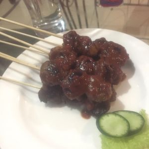 satay at Tasty Vegan in Seminyak
