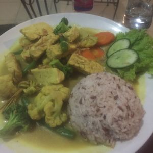 nasi kare at Tasty Vegan in Seminyak