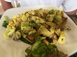 Scramble Tofu  at Tasty Vegan in Seminyak