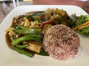 Nasi Lade  at Tasty Vegan in Seminyak