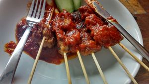 sate at Tasty Vegan in Seminyak