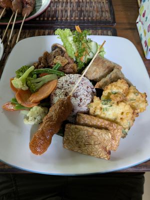 Nasi Campur #Veganuary at Tasty Vegan in Seminyak