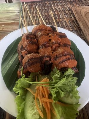 Satay  at Tasty Vegan in Seminyak