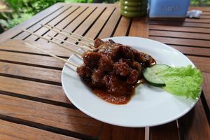 sate at Tasty Vegan in Seminyak