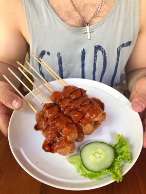 Sate at Tasty Vegan in Seminyak