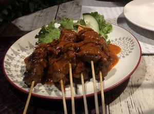 Satay at Tasty Vegan in Seminyak