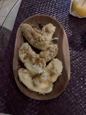 Fried banana at Tasty Vegan in Seminyak