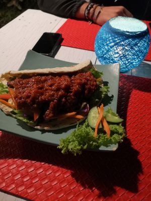 Good kind of wrap at Tasty Vegan in Seminyak