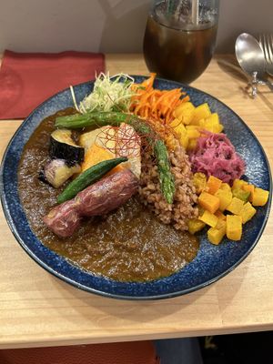 Veggie curry   at Chabuya Curry Tenjin ちゃぶや in Fukuoka