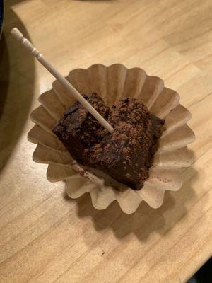 ヴィーガンチョコレート  at Chabuya Curry Tenjin ちゃぶや in Fukuoka