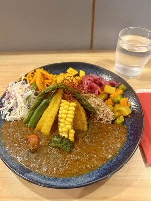   at Chabuya Curry Tenjin ちゃぶや in Fukuoka