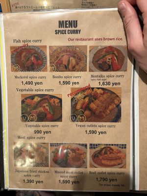 V (vegan)  at Chabuya Curry Tenjin ちゃぶや in Fukuoka