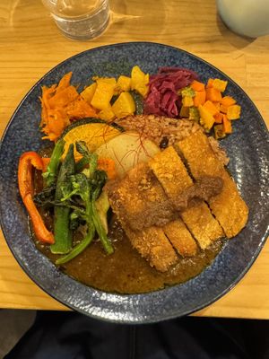 Vegan curry  at Chabuya Curry Tenjin ちゃぶや in Fukuoka