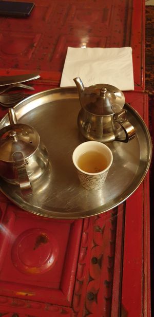 White tea, hammam tea at Le Shanti in Dijon