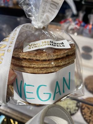 Vegan original flavor   at Van Holland Stroopwafels in Amsterdam