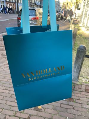 Pretty packaging   at Van Holland Stroopwafels in Amsterdam