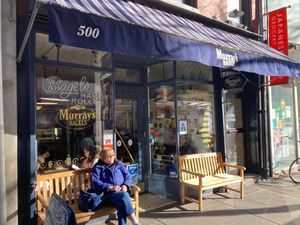 Front at Murray's Bagels in New York City
