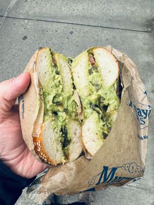   at Murray's Bagels in New York City