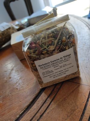 Incense mix with lavender, rose, vanilla and rosemary at Herbolario Esencias De Malaga in Malaga