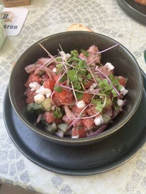 Wassermelonen Veta Salat  at Hotel & Restaurant Waldblick in Pulsnitz