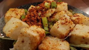 Salt and chilli bean curd (vg) at Chilli Padi in Newcastle Upon Tyne