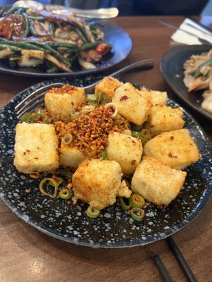 Salt and chilli tofu   at Chilli Padi in Newcastle Upon Tyne