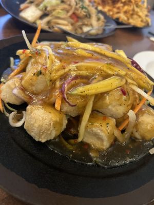 Tofu with mango   at Chilli Padi in Newcastle Upon Tyne