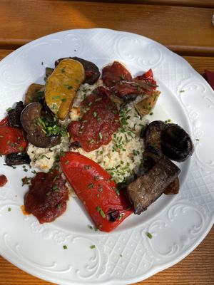 Risotto with grilled vegetables  at Wirtshaus Zum Adler in Neu-anspach