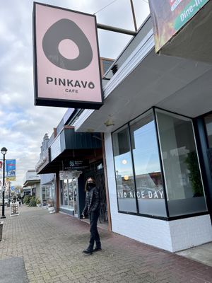 Front at Pinkavo Cafe in Langley