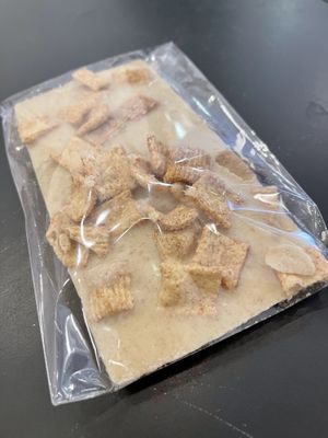 Packaged local chocolate at Pinkavo Cafe in Langley