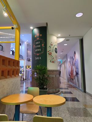 Staff advertising at Sala - Berjaya Times Square in Kuala Lumpur