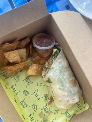 Chicke wrap   at Sala - Berjaya Times Square in Kuala Lumpur