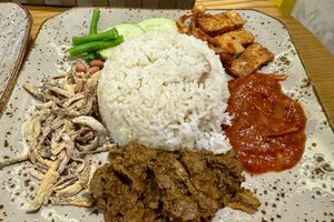 Mushroom lah Nasi lemak  at Sala - Berjaya Times Square in Kuala Lumpur