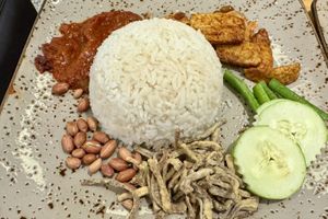 Regular nasi lemak  at Sala - Berjaya Times Square in Kuala Lumpur