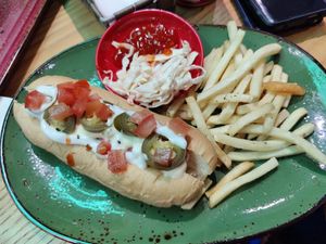 Hotdog at Sala - Berjaya Times Square in Kuala Lumpur