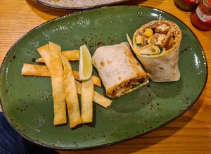 Spicy Asian Tofu burrito at Sala - Berjaya Times Square in Kuala Lumpur