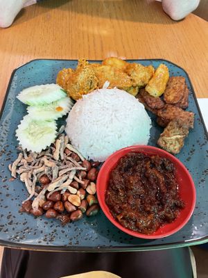 Nasi lemak rendang  at Sala - Berjaya Times Square in Kuala Lumpur