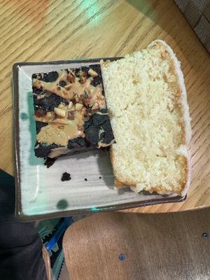 Vegan Peanut Butter Brownie and Vegan Lemon Cakee #Veganuary at Sala - Berjaya Times Square in Kuala Lumpur