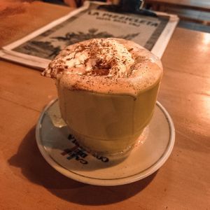 Cappuccino (Vegan) ☕🌱 at Anatolio Café in Cali