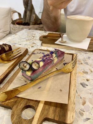 RAW cakes   at Yollie - the Popice Café in Karlsruhe