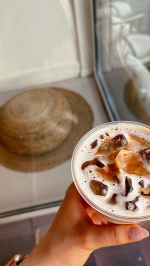 Iced Cappuccino   at Yollie - the Popice Café in Karlsruhe